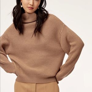 Aritzia wilfred size medium Montpelier tan jumper….
